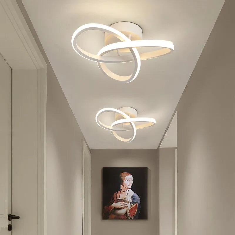 Lustre de Teto moderno em LED 3 cores adaptáveis